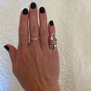 Sterling silver ring. Size 6 1/2. Never worn.